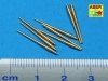 Aber 1:700L-14 Set of 8 pcs 380 mm barrels for ships: Bismarck, Tirpitz 1/700